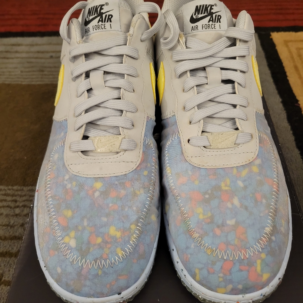 Nike Air Force 1 Crater Pure Platinum/Barely Volt